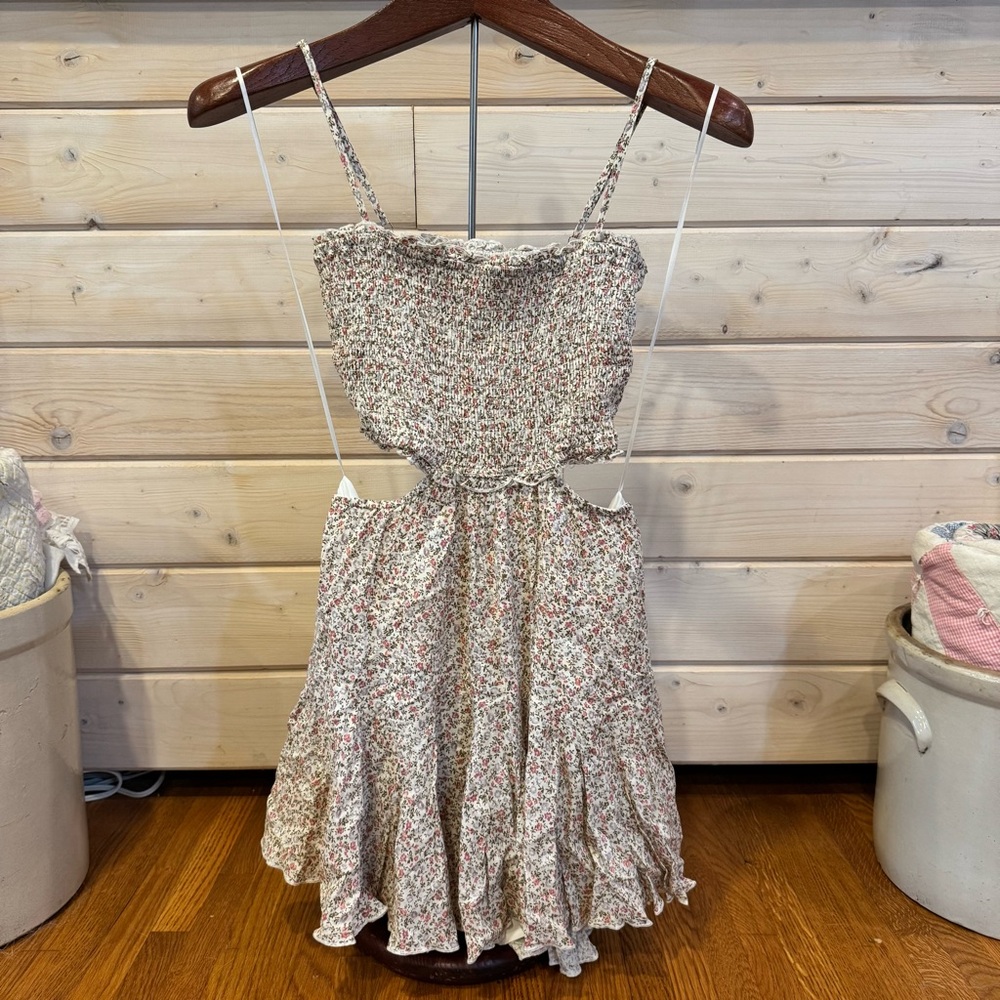 Sky to Moon Floral Mini Dress